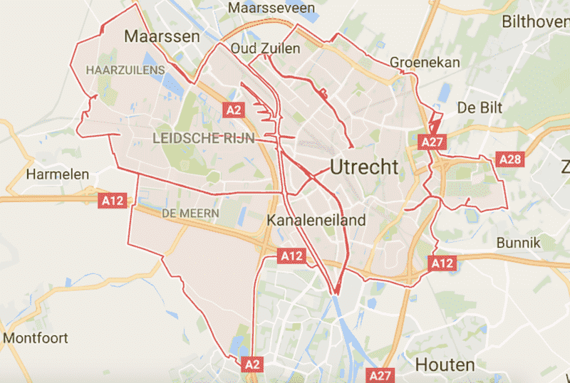 Onde Ficar em Utrecht na Holanda: Mapa