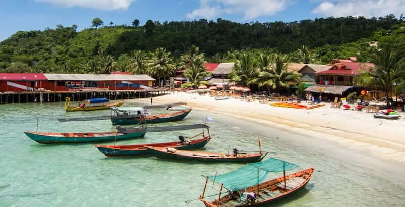 Onde Ficar em Koh Rong Island no Camboja: Próximo a Praia