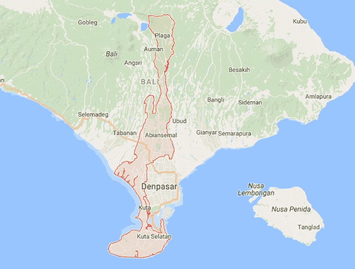Onde Ficar em Bandung na Indonésia: Mapa