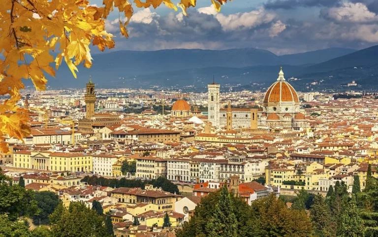 Aerial view of Florence, Italy